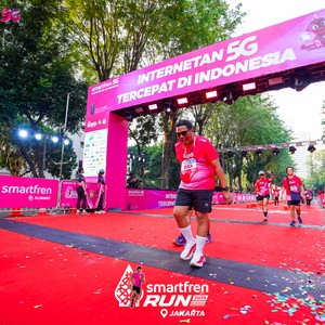 Race photo from SMARTFREN RUN 2026