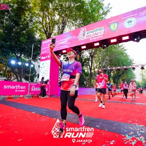 Race photo from SMARTFREN RUN 2026