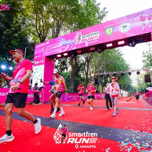 Race photo from SMARTFREN RUN 2026
