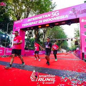 Race photo from SMARTFREN RUN 2026