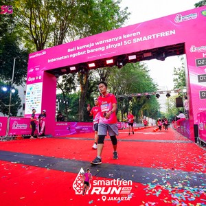 Race photo from SMARTFREN RUN 2026