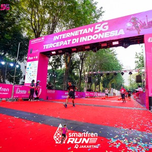 Race photo from SMARTFREN RUN 2026