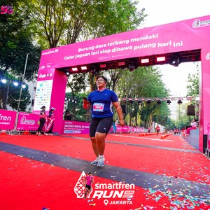 Race photo from SMARTFREN RUN 2026