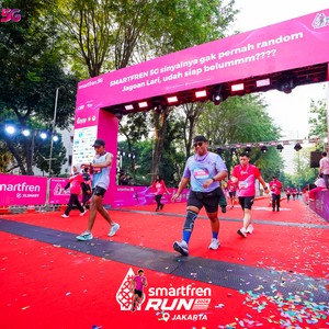 Race photo from SMARTFREN RUN 2026