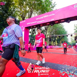 Race photo from SMARTFREN RUN 2026