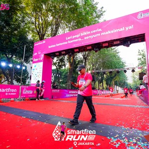 Race photo from SMARTFREN RUN 2026