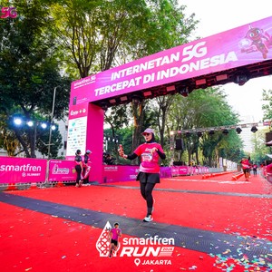 Race photo from SMARTFREN RUN 2026