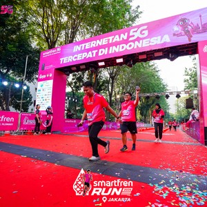 Race photo from SMARTFREN RUN 2026