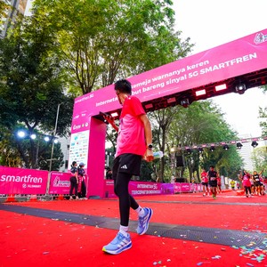 Race photo from SMARTFREN RUN 2026