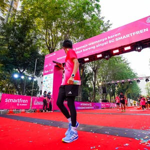 Race photo from SMARTFREN RUN 2026