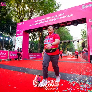 Race photo from SMARTFREN RUN 2026