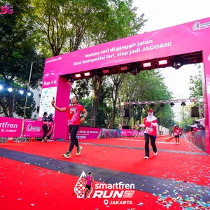 Race photo from SMARTFREN RUN 2026