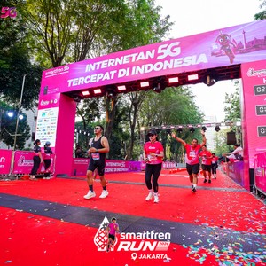 Race photo from SMARTFREN RUN 2026