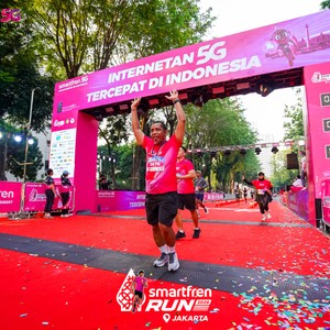 Race photo from SMARTFREN RUN 2026