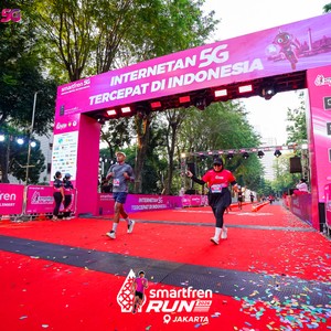Race photo from SMARTFREN RUN 2026