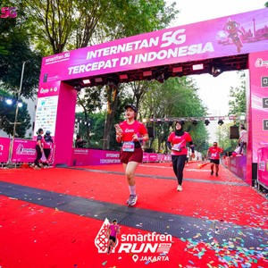 Race photo from SMARTFREN RUN 2026
