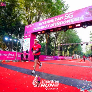 Race photo from SMARTFREN RUN 2026
