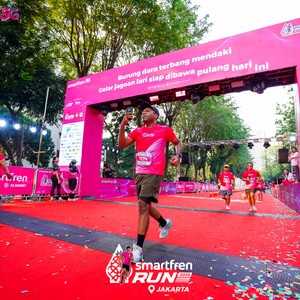 Race photo from SMARTFREN RUN 2026