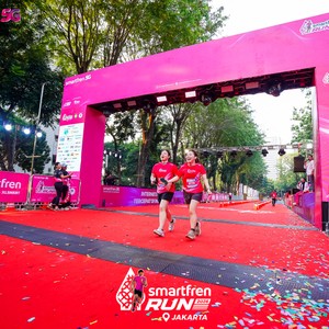 Race photo from SMARTFREN RUN 2026