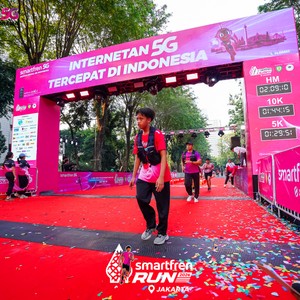 Race photo from SMARTFREN RUN 2026