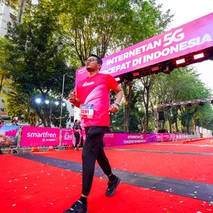 Race photo from SMARTFREN RUN 2026
