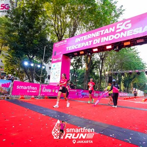 Race photo from SMARTFREN RUN 2026