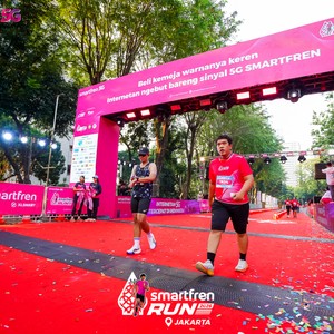 Race photo from SMARTFREN RUN 2026