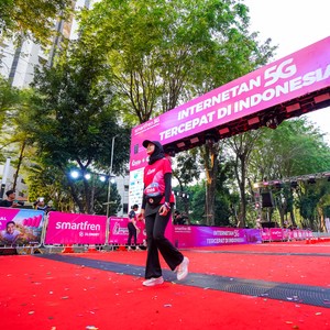 Race photo from SMARTFREN RUN 2026