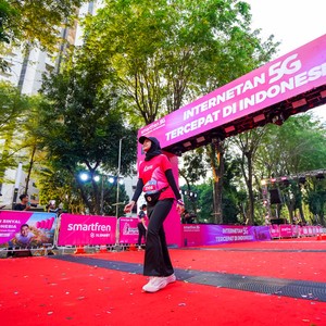 Race photo from SMARTFREN RUN 2026