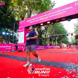 Race photo from SMARTFREN RUN 2026
