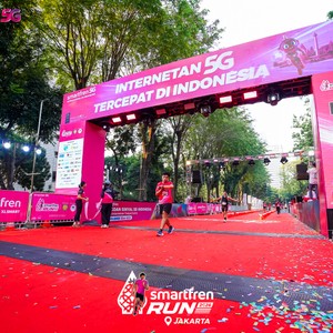 Race photo from SMARTFREN RUN 2026