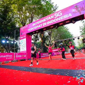 Race photo from SMARTFREN RUN 2026