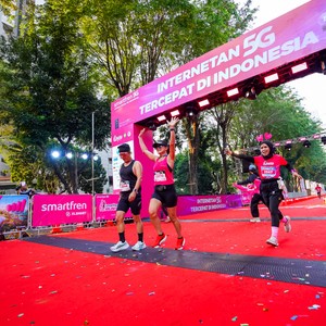Race photo from SMARTFREN RUN 2026