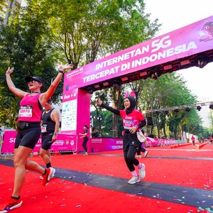 Race photo from SMARTFREN RUN 2026