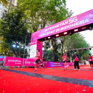 Race photo from SMARTFREN RUN 2026