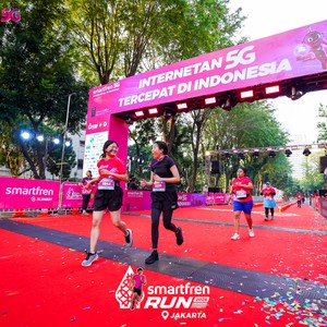 Race photo from SMARTFREN RUN 2026