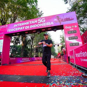 Race photo from SMARTFREN RUN 2026