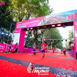 Race photo from SMARTFREN RUN 2026