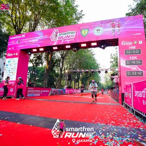 Race photo from SMARTFREN RUN 2026