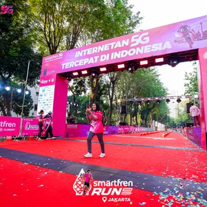 Race photo from SMARTFREN RUN 2026
