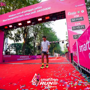 Race photo from SMARTFREN RUN 2026