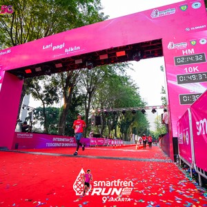 Race photo from SMARTFREN RUN 2026