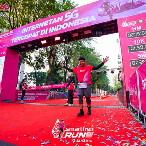 Race photo from SMARTFREN RUN 2026