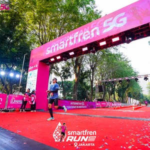 Race photo from SMARTFREN RUN 2026