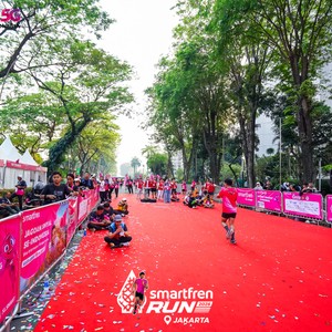 Race photo from SMARTFREN RUN 2026