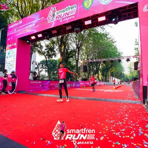 Race photo from SMARTFREN RUN 2026
