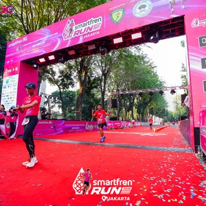 Race photo from SMARTFREN RUN 2026