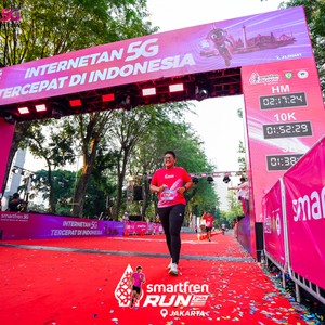 Race photo from SMARTFREN RUN 2026