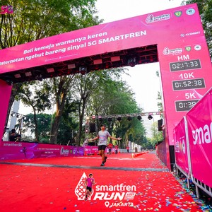 Race photo from SMARTFREN RUN 2026