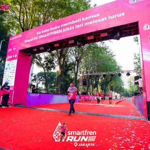Race photo from SMARTFREN RUN 2026